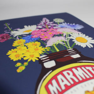 Marmite Wildflowers Illustration
