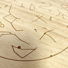 Load image into Gallery viewer, Personalised Star Map Engraved Wooden Memory Box
