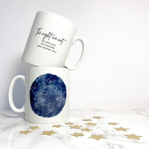 Personalised Night Sky Star Map Mug