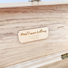 Load image into Gallery viewer, Personalised Bears and Stars New Baby Memory Box