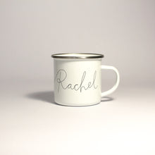 Load image into Gallery viewer, Personalised Enamel Bee Mug