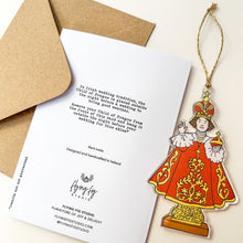 Load image into Gallery viewer, Child of Prague Decoration Wedding Card