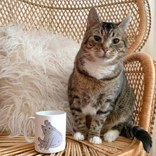 Load image into Gallery viewer, Yoga Cat/Cat Butt Illustration Mug
