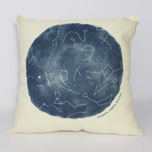 Load image into Gallery viewer, Personalised Night Sky Star Map Cushion