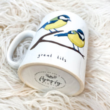 Load image into Gallery viewer, Great Tits Illustration Mug