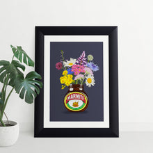 Load image into Gallery viewer, Marmite Wildflowers Illustration
