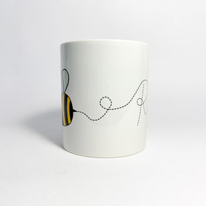Personalised Ceramic Bee Mug