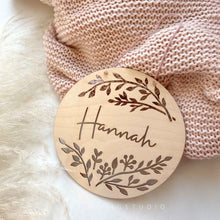 Load image into Gallery viewer, Personalised Wooden Botanical Name Plaque