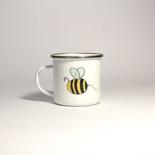 Load image into Gallery viewer, Personalised Enamel Bee Mug