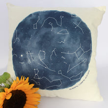 Load image into Gallery viewer, Personalised Night Sky Star Map Cushion