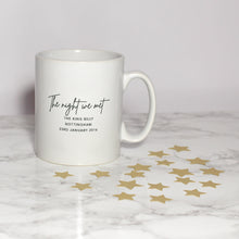 Load image into Gallery viewer, Personalised Night Sky Star Map Mug